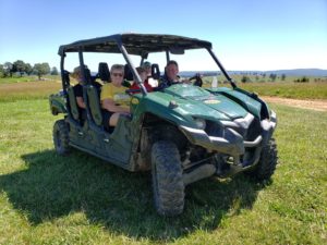 group on private wilderness tour