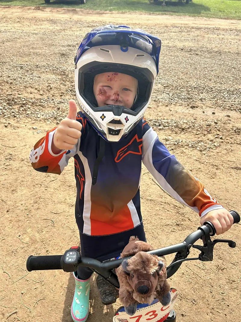 Child on a bike