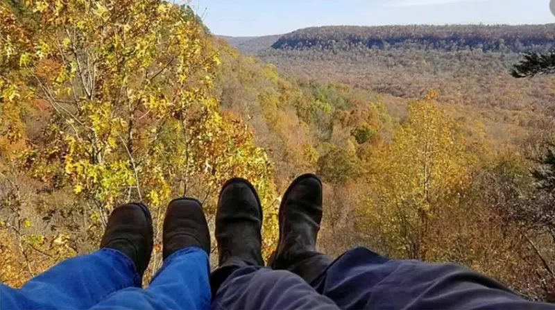 Relaxing in the wilderness